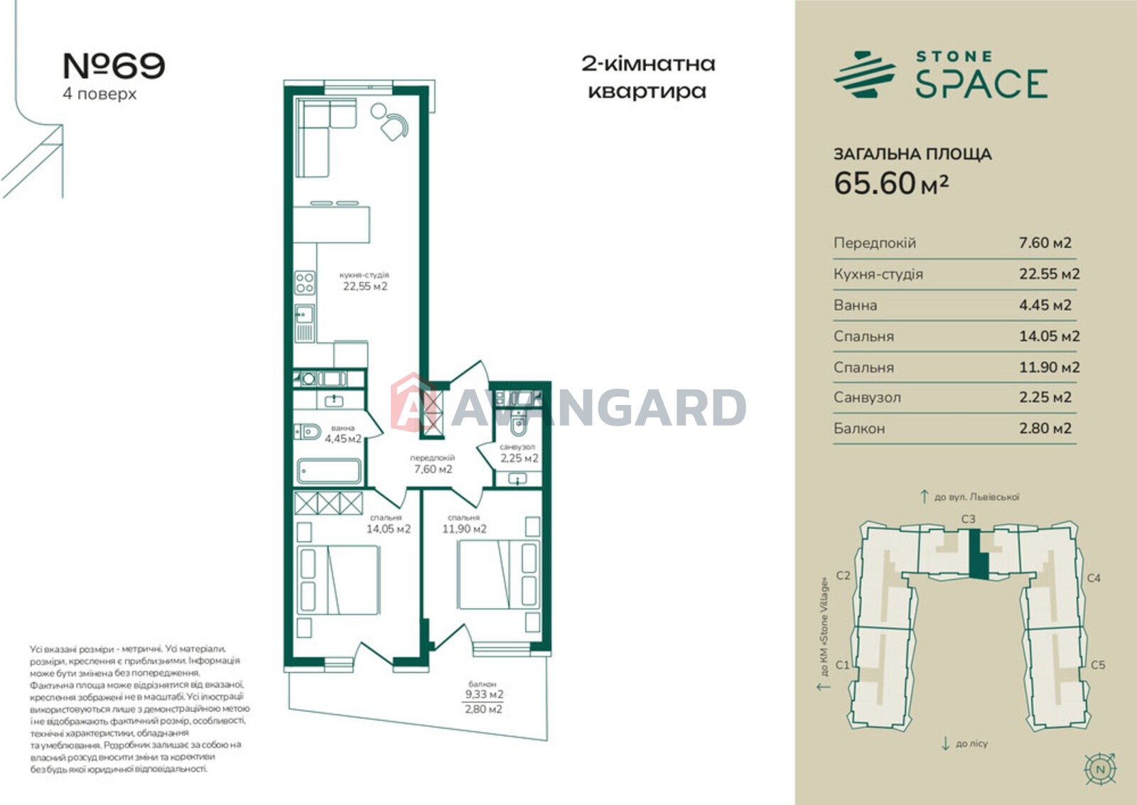 2 ����. ��������, 65.6/-/22.55 ��. �., 4/4 ���� ���� 2