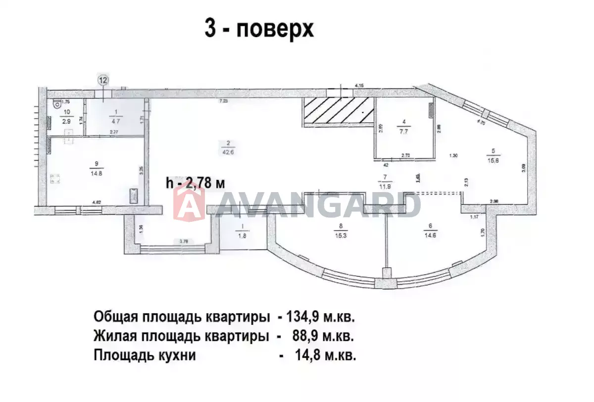4 ��. ��������, 136/88/14 ��. �., 3/6 ������ ���� 1