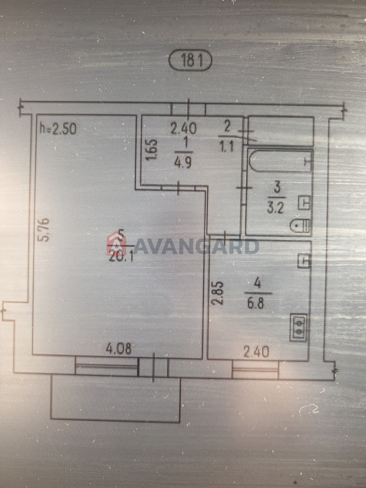 1 комн. квартира, 37/20/7 кв. м., 7/9 этаж фото 9 1 комн. квартира, 37/20/7 кв. м., 7/9 этаж фото 9