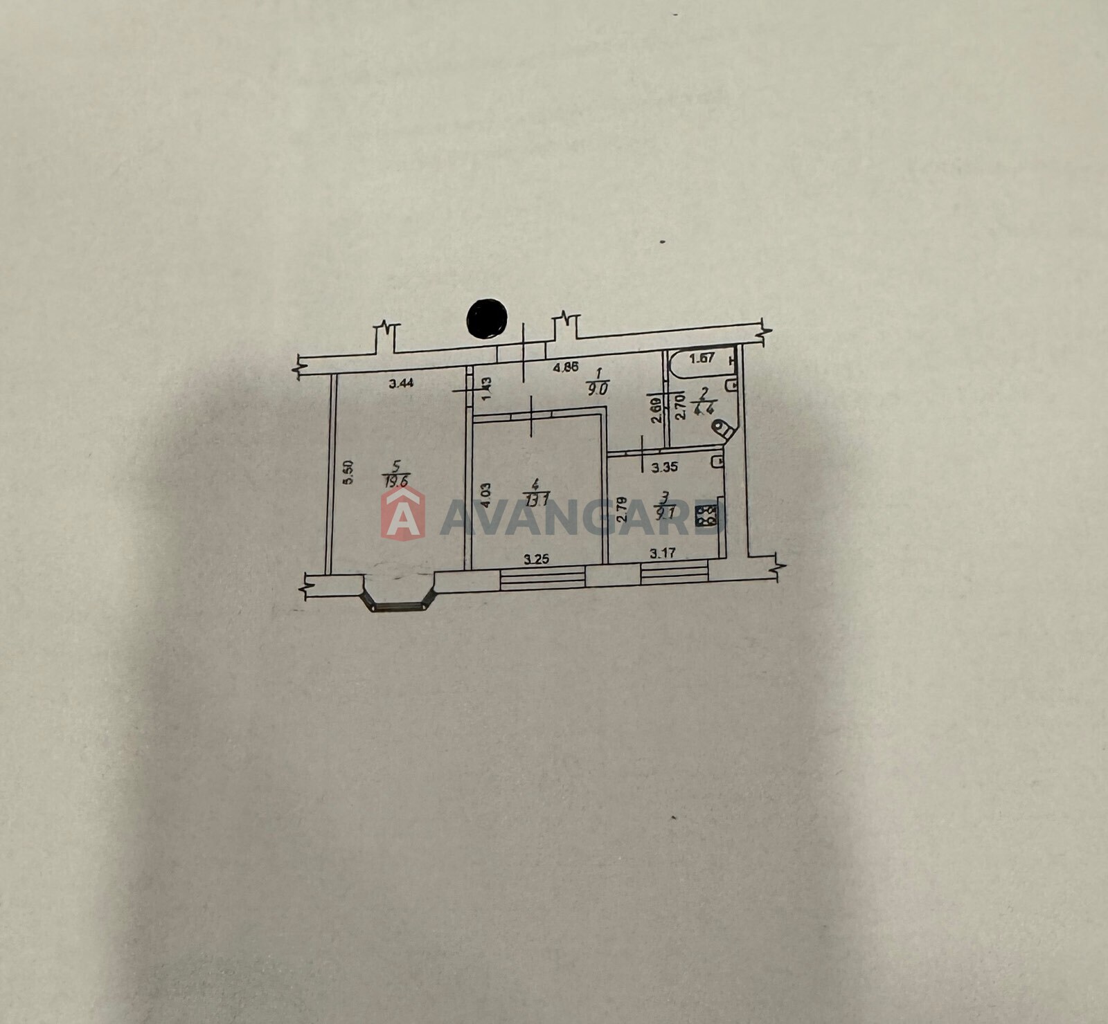 2 ��. ��������, 55,2/32,7/9 ��. �., 4/5 ������ ���� 20