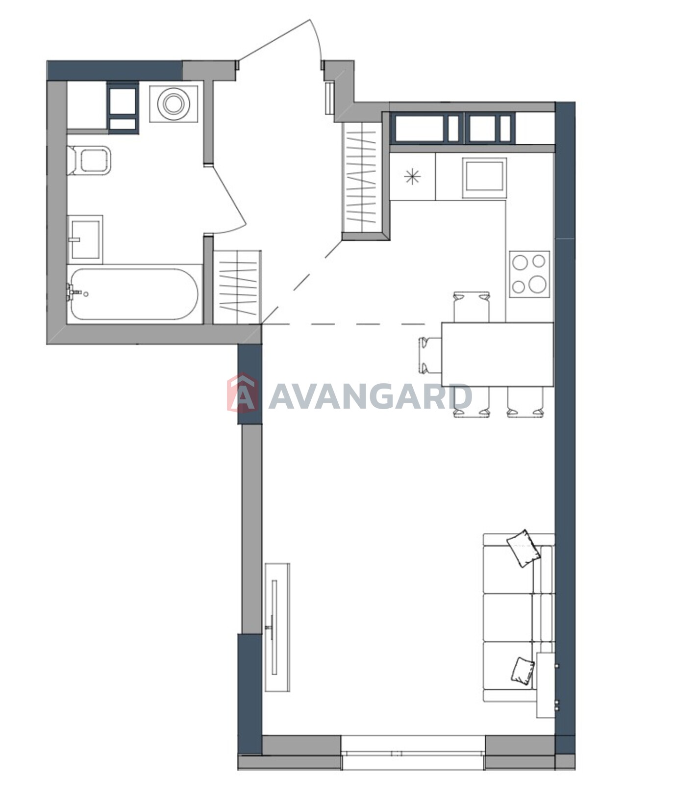 1 ��. ��������, 34/18,93/5,61 ��. �., 8/34 ������ ���� 4