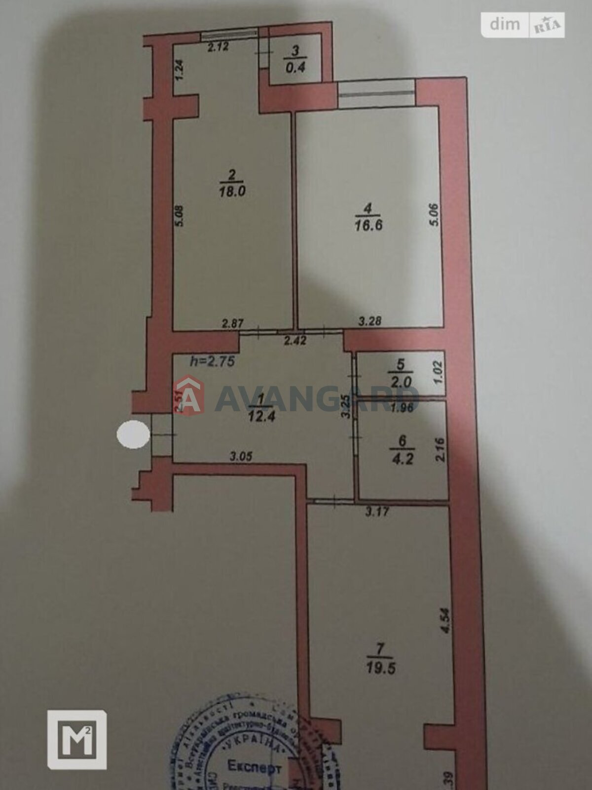 2 ��. ��������, 73/36/18 ��. �., 4/10 ������ ���� 18