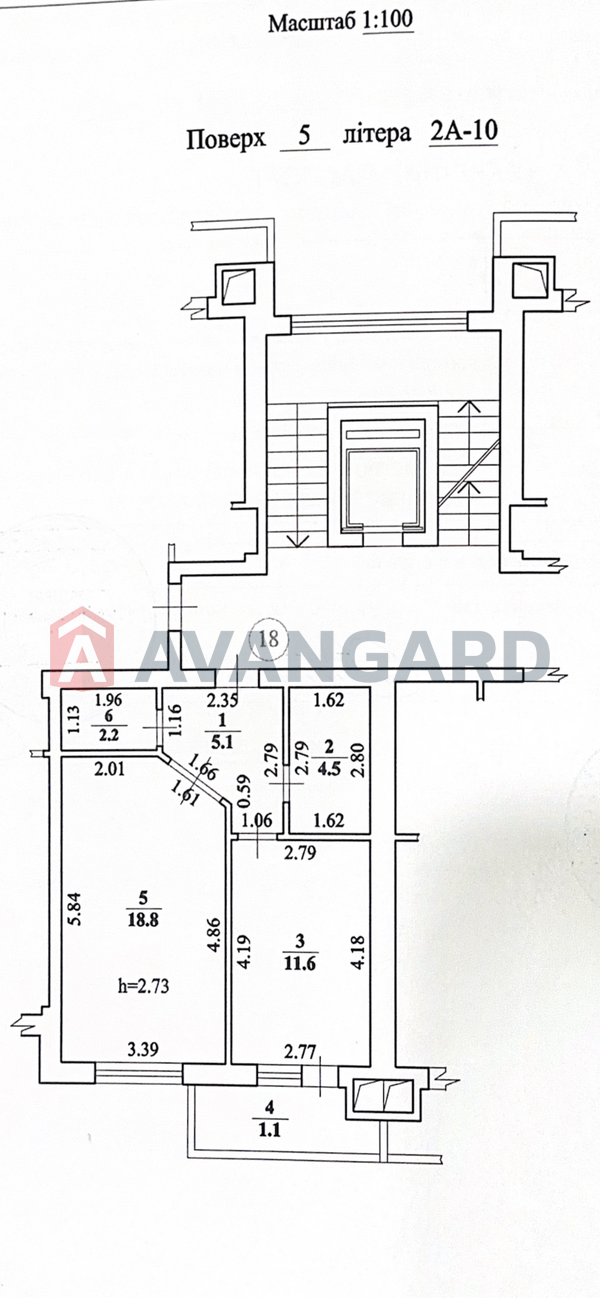 1 ��. ��������, 43/19/12 ��. �., 5/10 ������ ���� 16