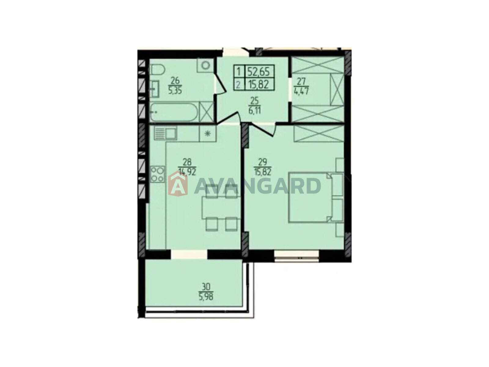 2 ����. ��������, 52/-/- ��. �., 8/10 ���� ���� 1