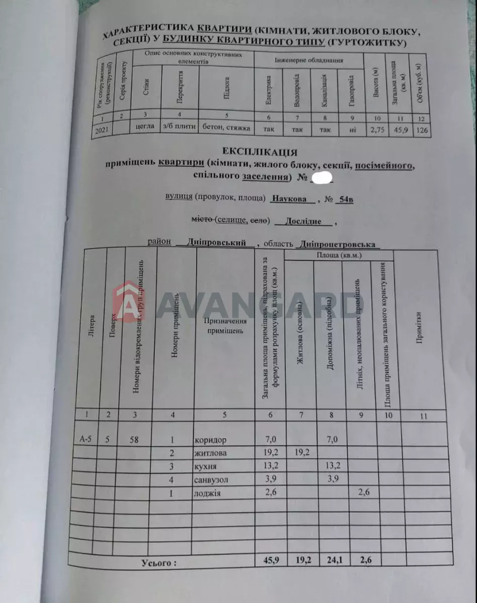1 ��. ��������, 46/-/13 ��. �., 5/5 ������ ���� 11