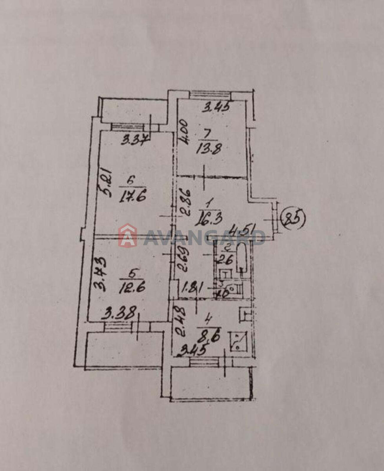 3 ��. ��������, 85/-/8 ��. �., 13/16 ������ ���� 6