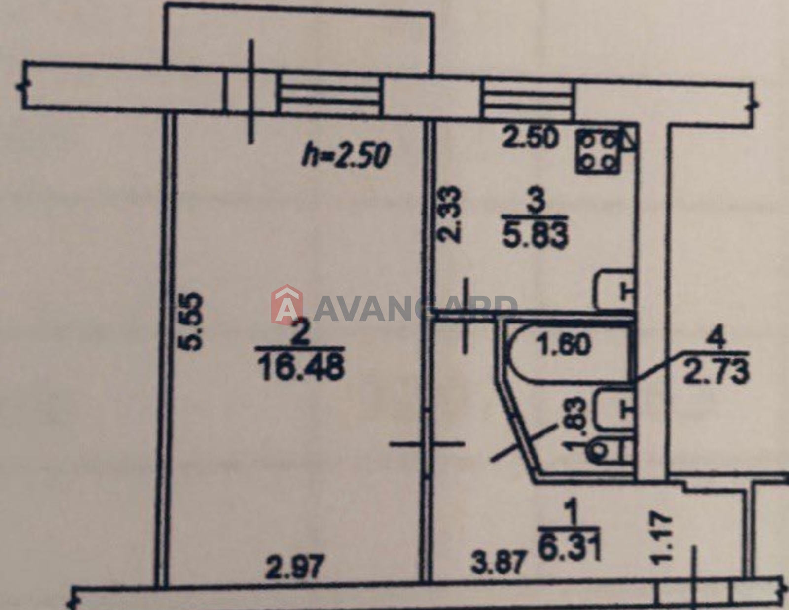 1 ��. ��������, 32.07/16.48/5.83 ��. �., 4/5 ������ ���� 11