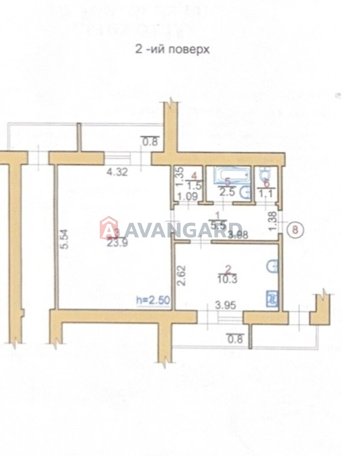 1 ��. ��������, 47/24/10 ��. �., 2/9 ������ ���� 3