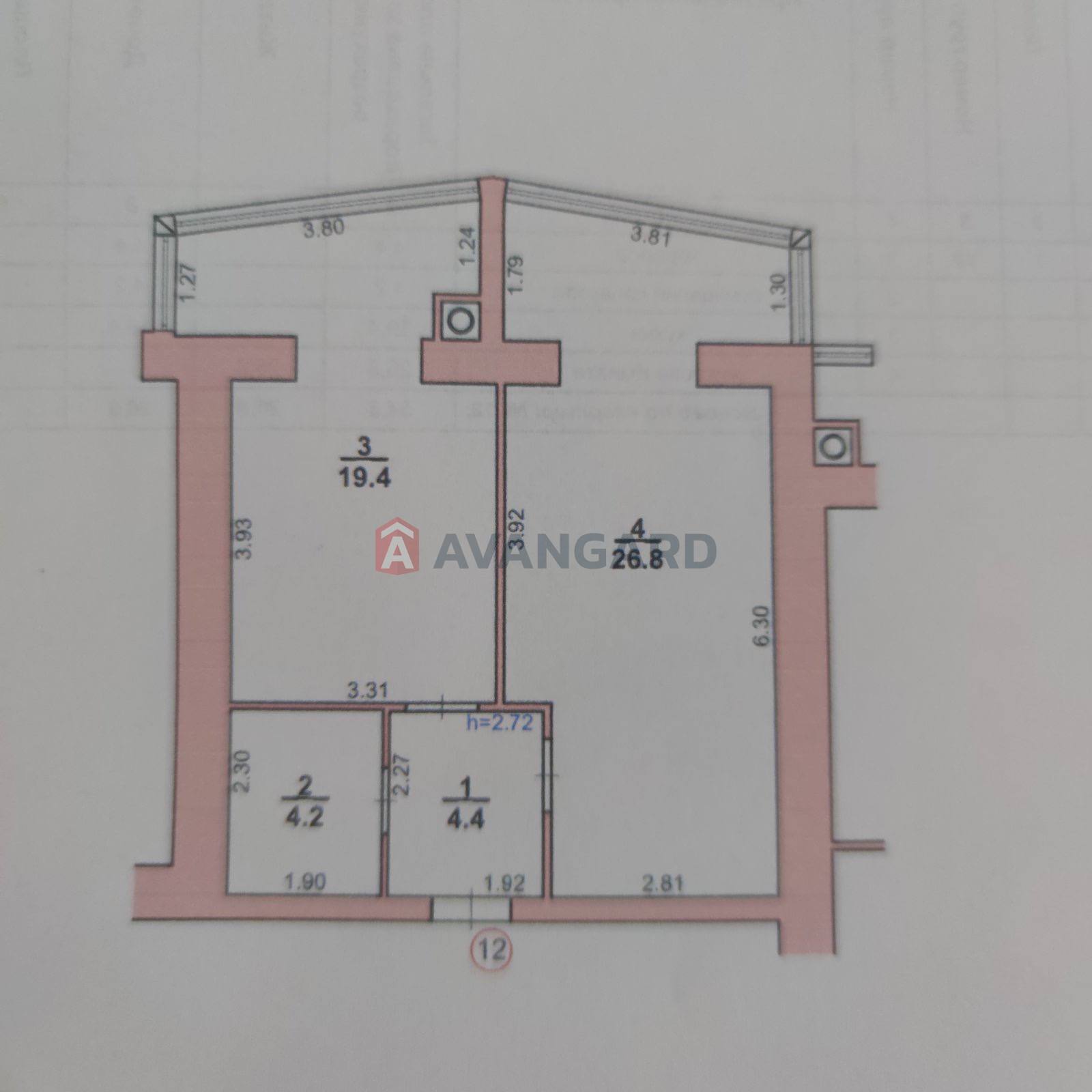 1 ����. ��������, 55/26.8/19.4 ��. �., 2/10 ���� ���� 5