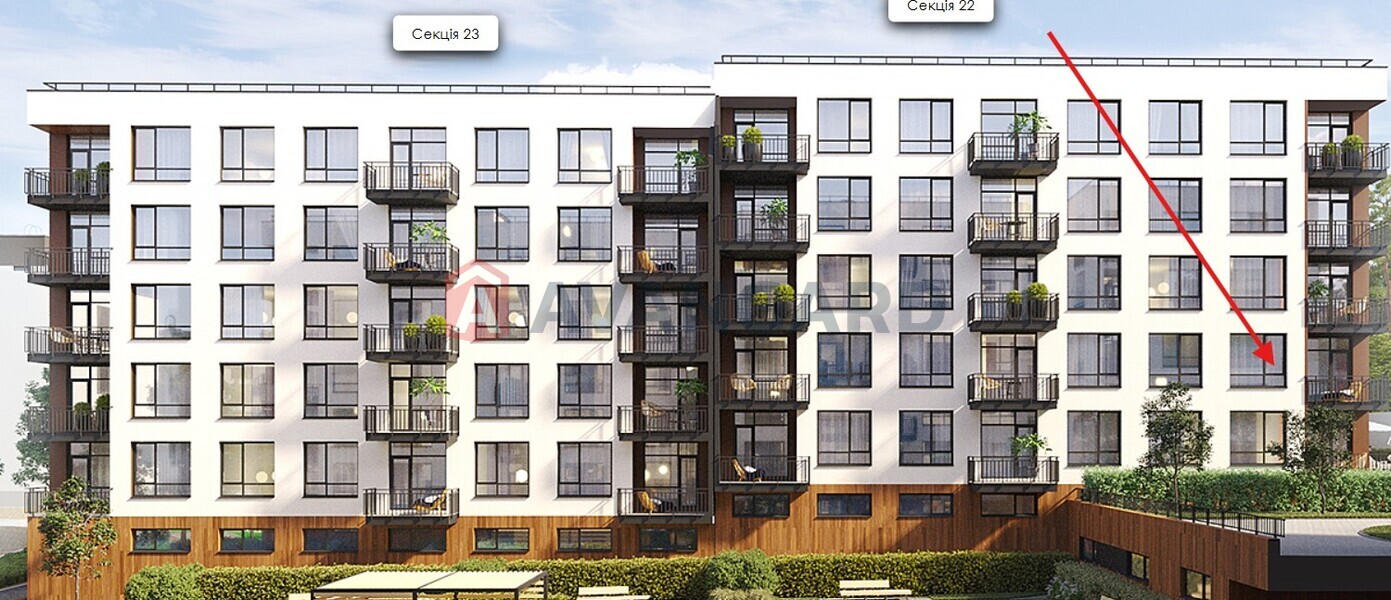 3 кім. квартира, 74.7/-/15 кв. м., 2/5 поверх фото 2 3 кім. квартира, 74.7/-/15 кв. м., 2/5 поверх фото 2