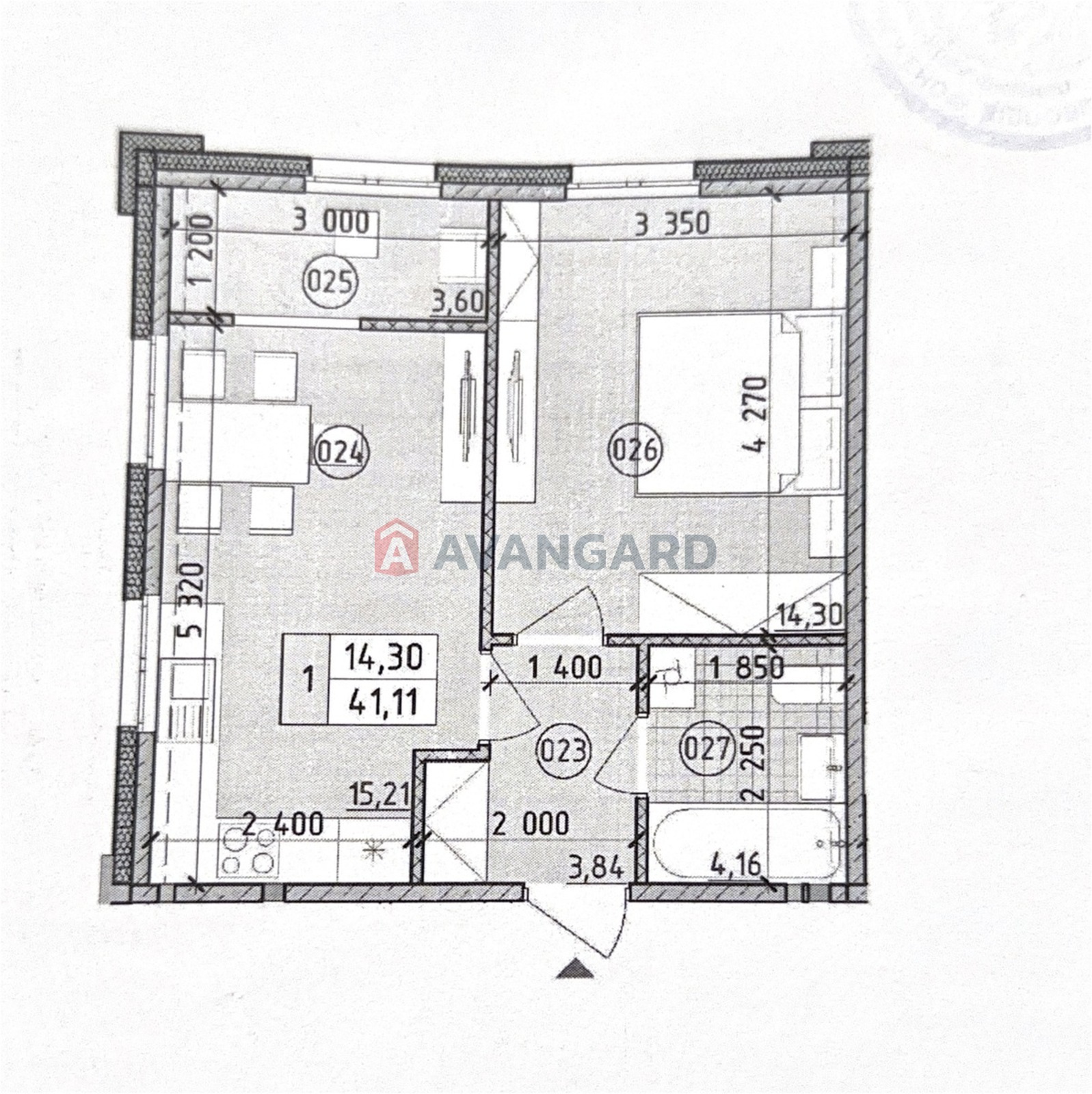 1 ��. ��������, 41/14/19 ��. �., 9/24 ������ ���� 5