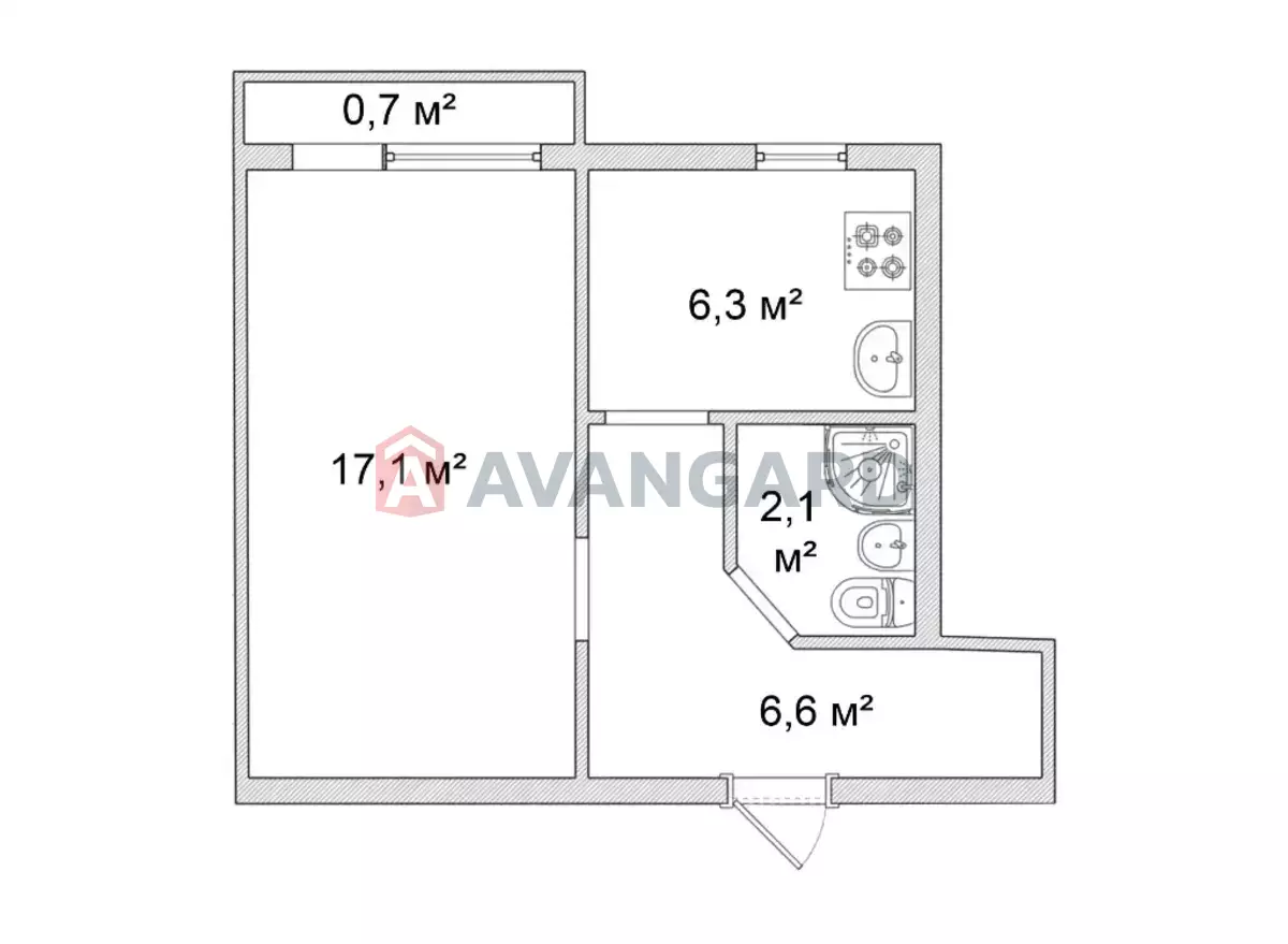 1 ����. ��������, 34/17/7 ��. �., 3/5 ���� ���� 8