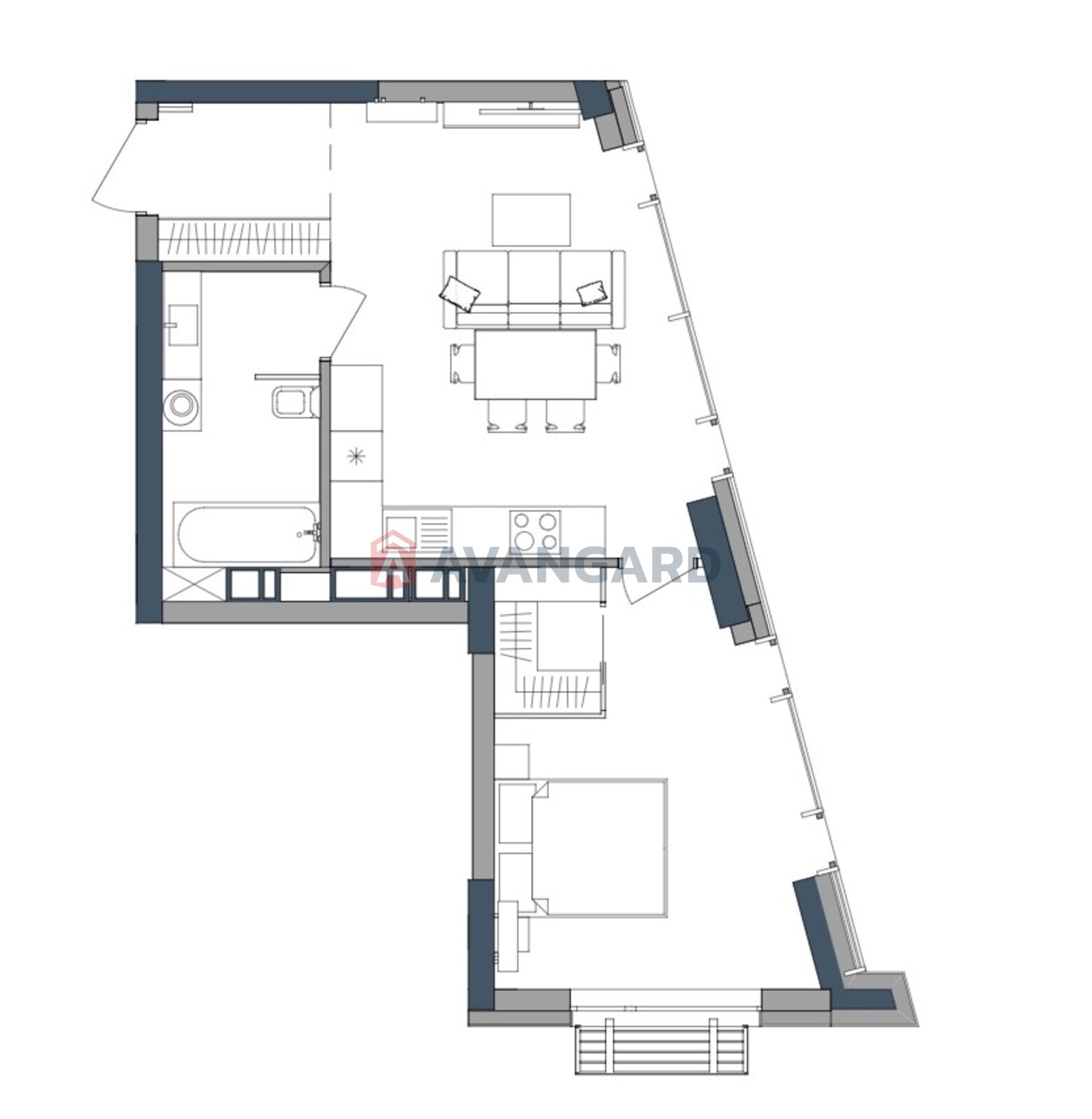 1 ��. ��������, 46,82/16/20 ��. �., 9/34 ������ ���� 2