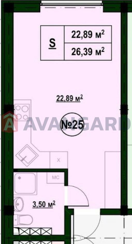 1 ��. ��������, 22,89/19/- ��. �., 2/4 ������ ���� 10