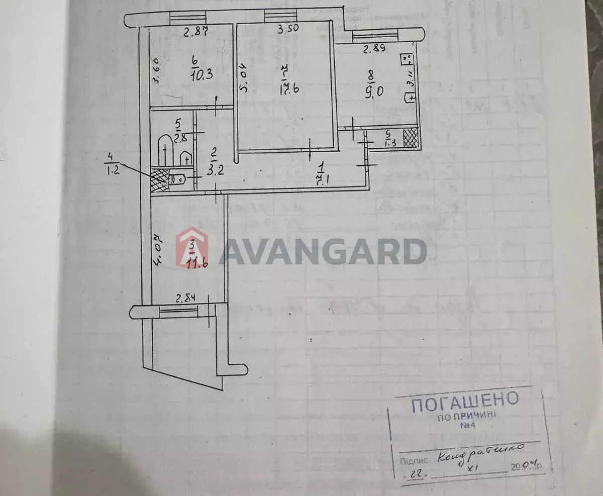 3 ��. ��������, 66/39/9 ��. �., 7/9 ������ ���� 8