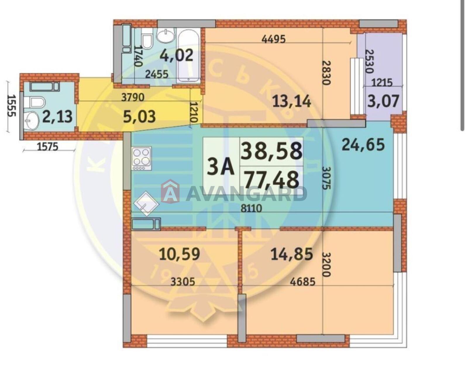 3 ��. ��������, 77/77/- ��. �., 21/26 ������ ���� 2