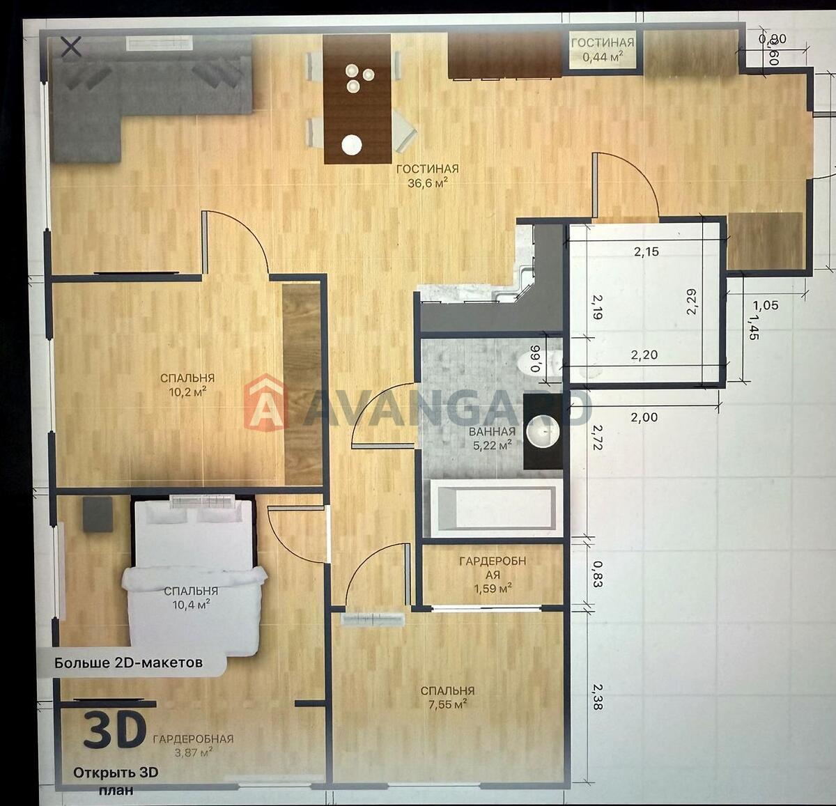 3 ��. ��������, 76.7 / 35 / 23 ��. �., 11/25 ������ ���� 17