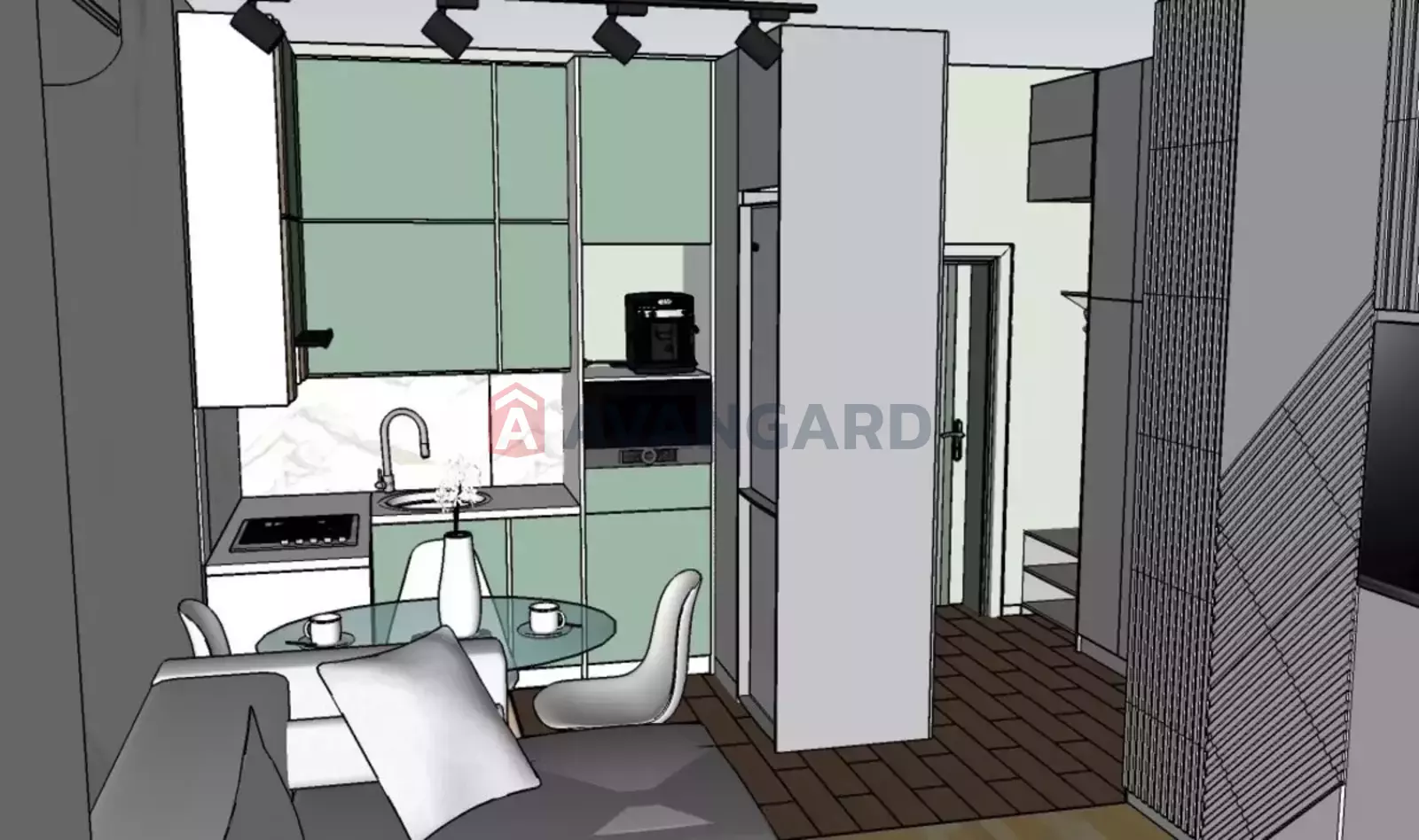 1 кім. квартира, 71,3/-/31 кв. м., 9/10 поверх фото 3 1 кім. квартира, 71,3/-/31 кв. м., 9/10 поверх фото 3