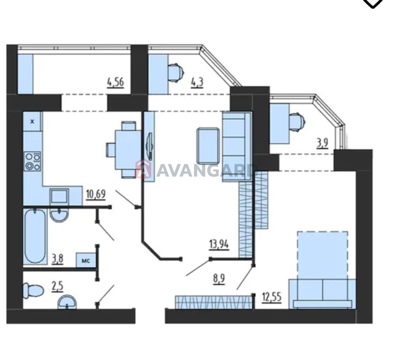 2 ��. ��������, 64/27/15 ��. �., 4/10 ������ ���� 6