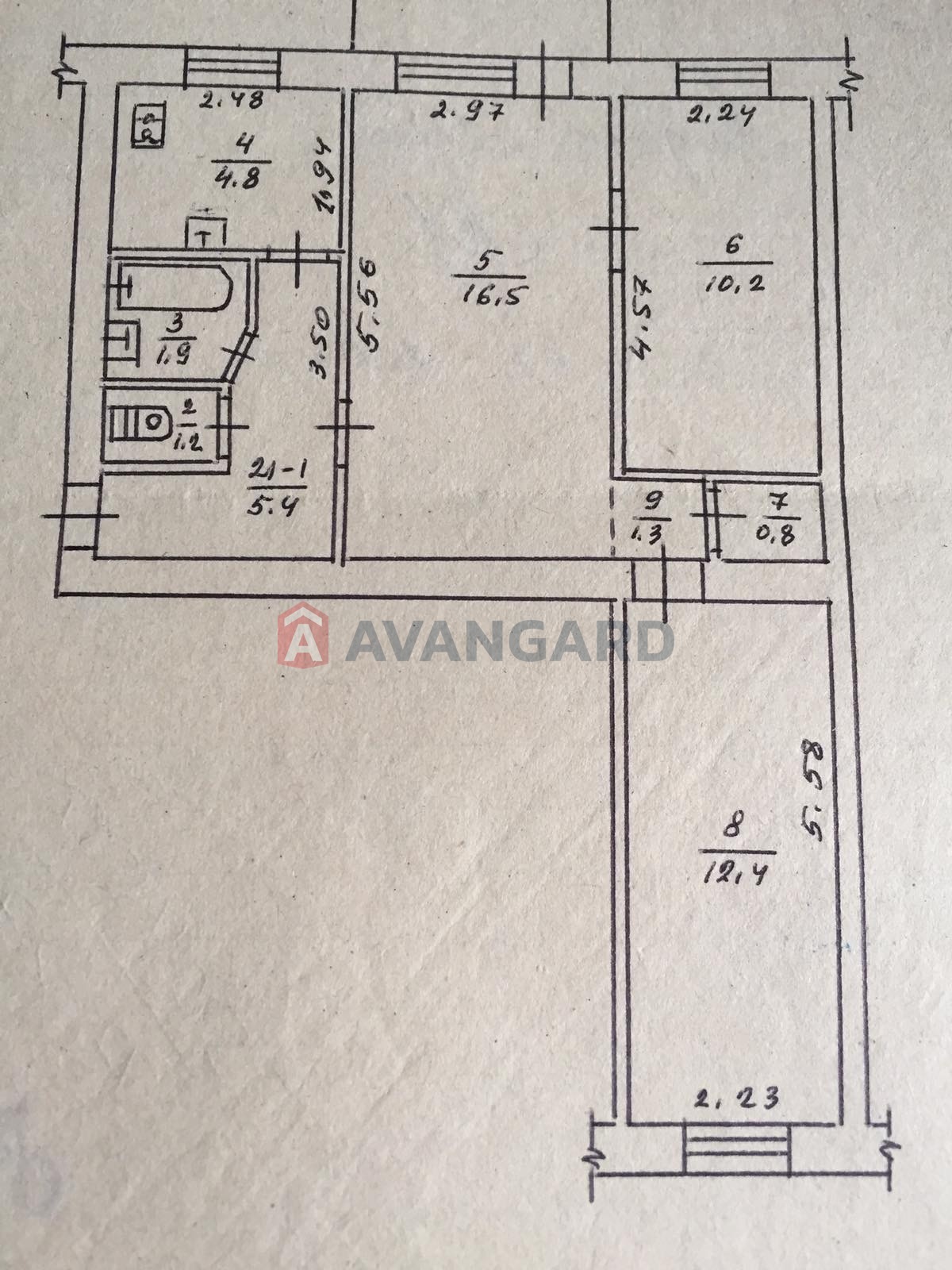 3 ��. ��������, 55/-/5 ��. �., 4/5 ������ ���� 9