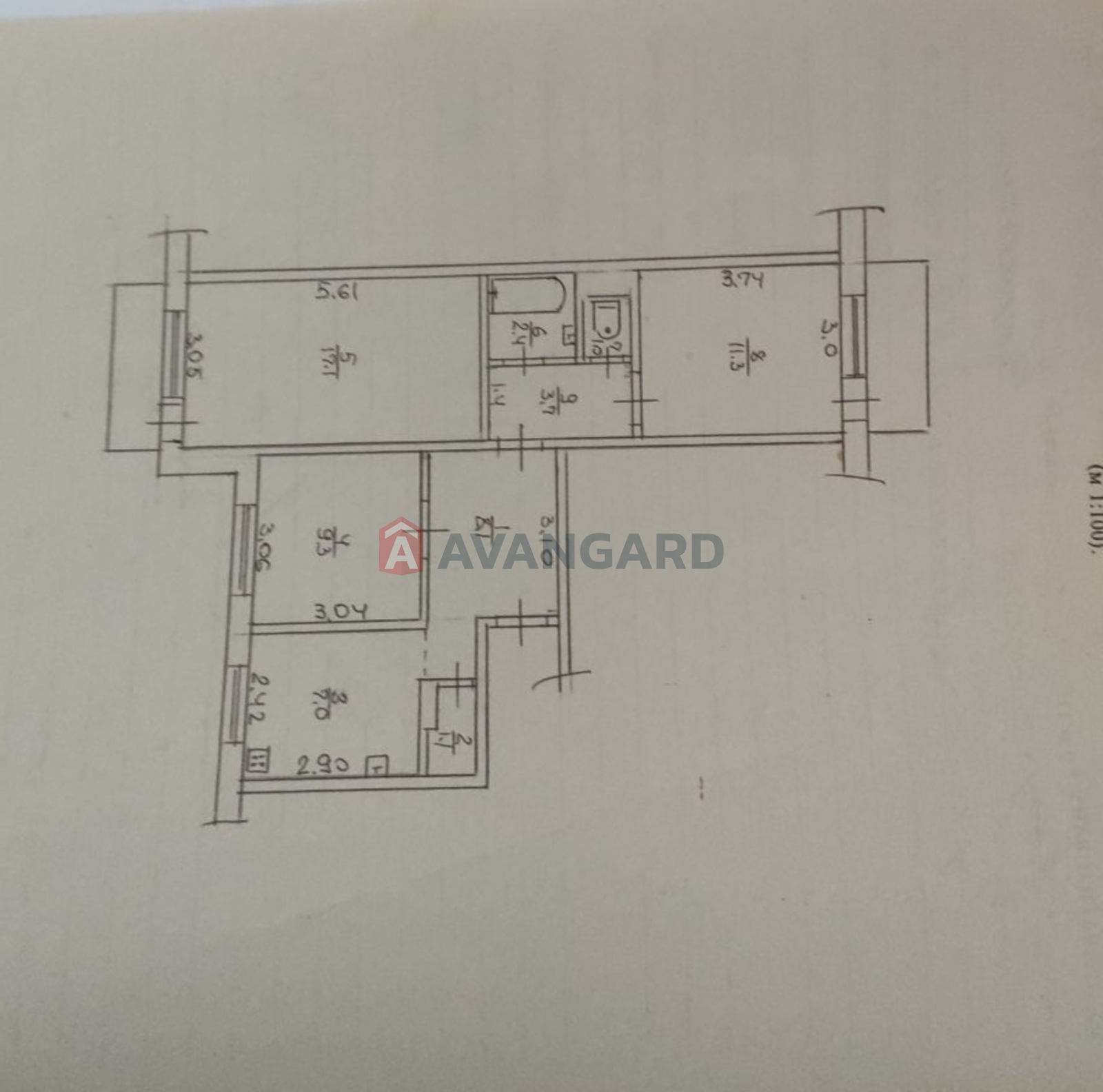 3 ��. ��������, 63/37,7/6 ��. �., 8/9 ������ ���� 13