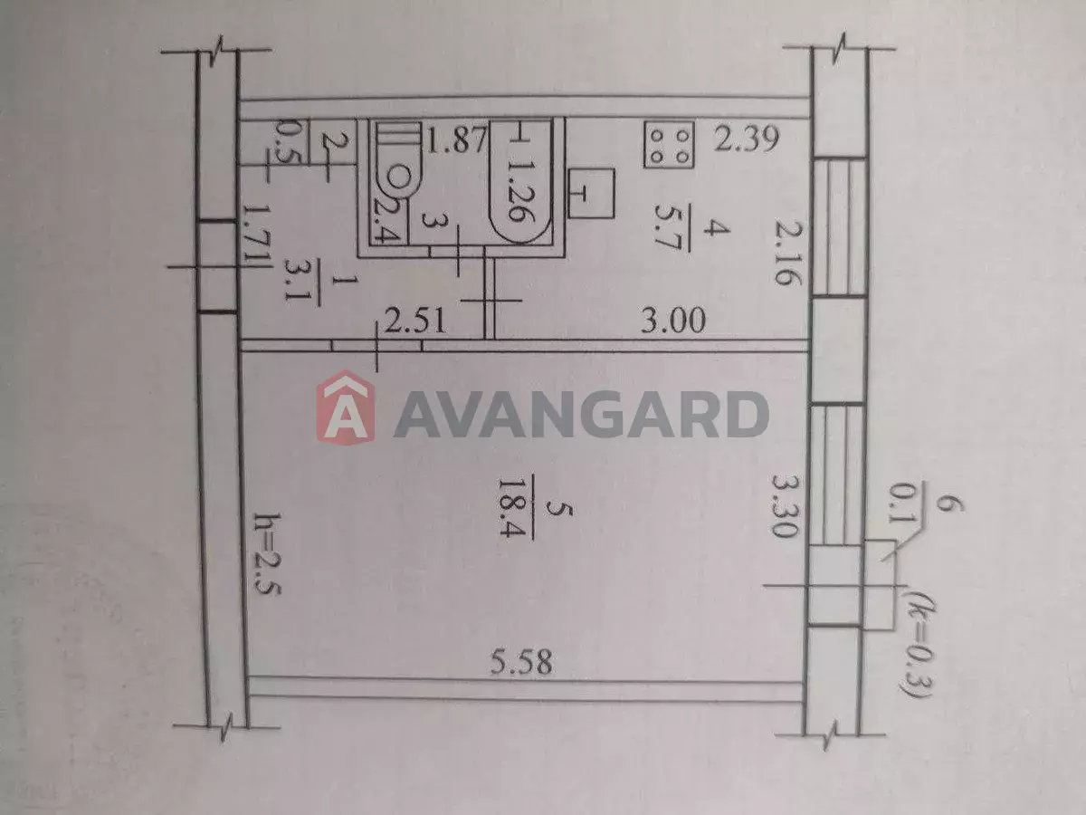 1 ��. ��������, 30/-/5 ��. �., 8/9 ������ ���� 1