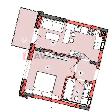 1 ��. ��������, 39,33/14,17/15,85 ��. �., 4/5 ������ ���� 2