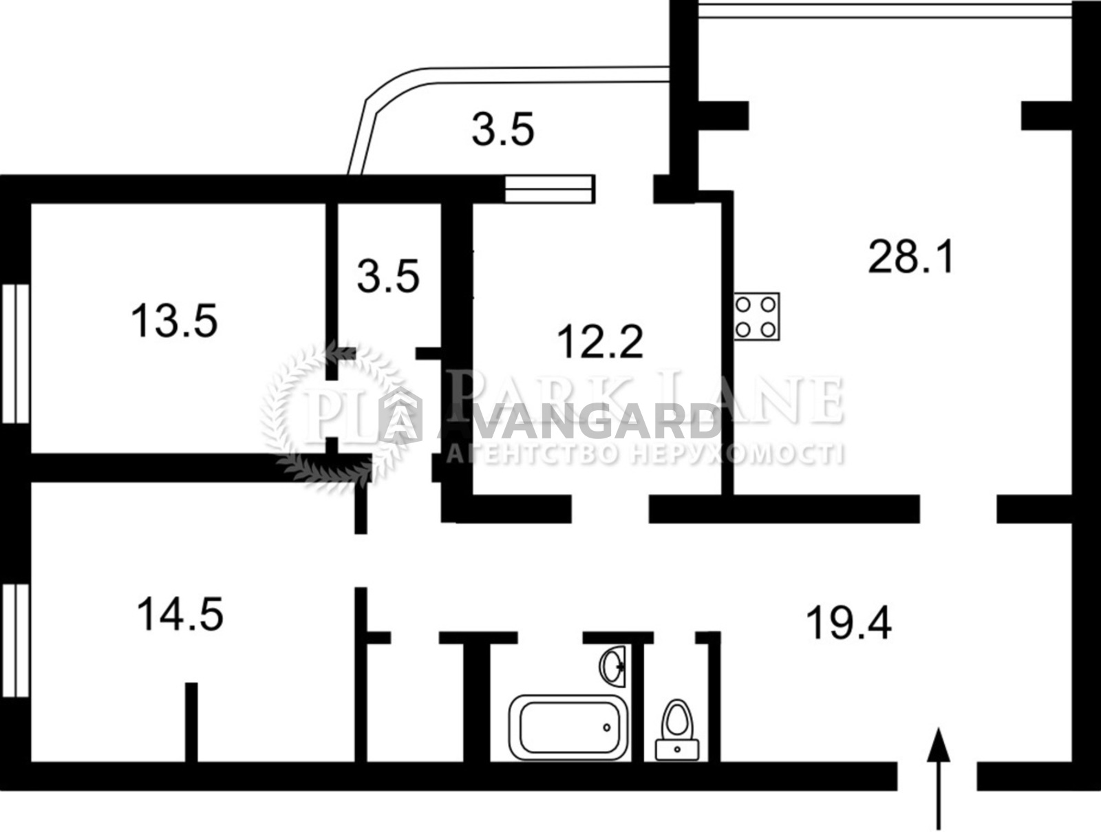 3 ��. ��������, 100/40/28 ��. �., 8/21 ������ ���� 18