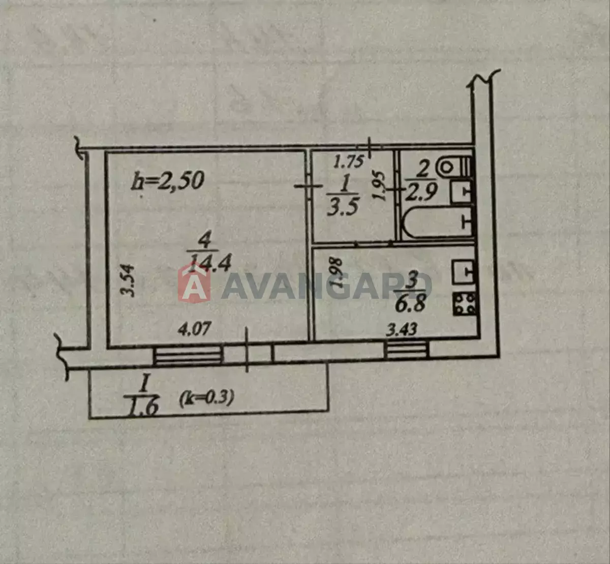 1 кім. квартира, 30/-/6 кв. м., 5/10 поверх фото 16 1 кім. квартира, 30/-/6 кв. м., 5/10 поверх фото 16