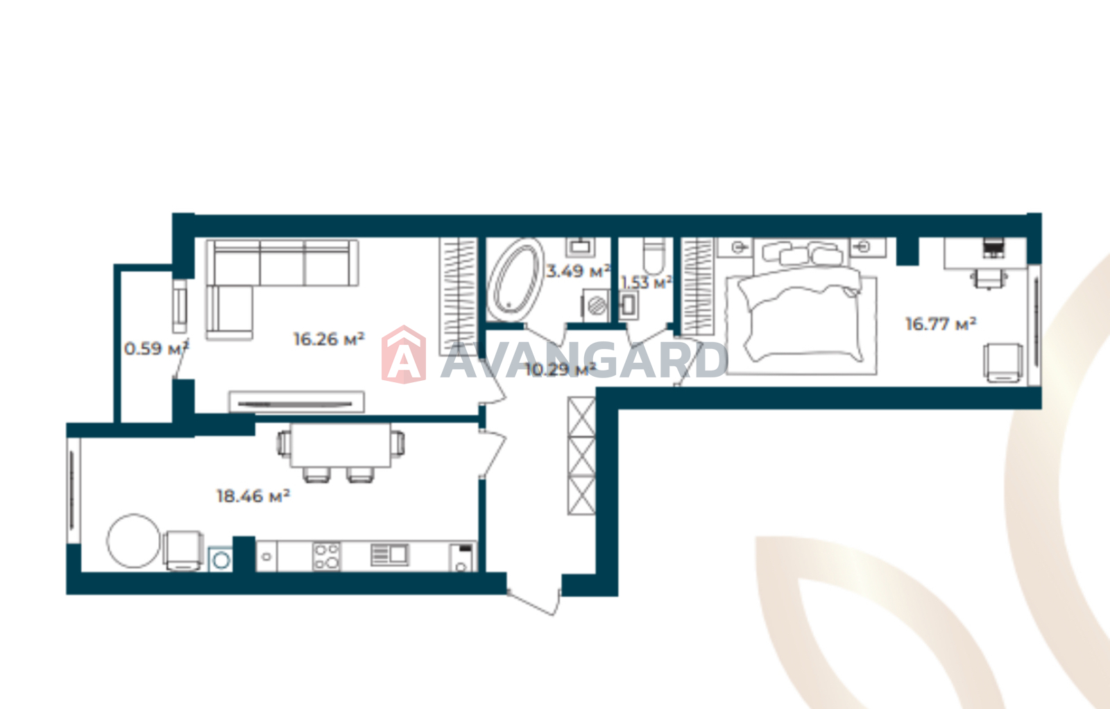 2 ��. ��������, 67/33/15 ��. �., 3/6 ������ ���� 1