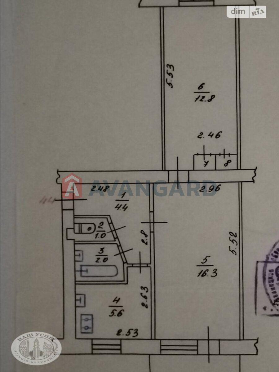 2 ��. ��������, 43/29/5 ��. �., 3/5 ������ ���� 19