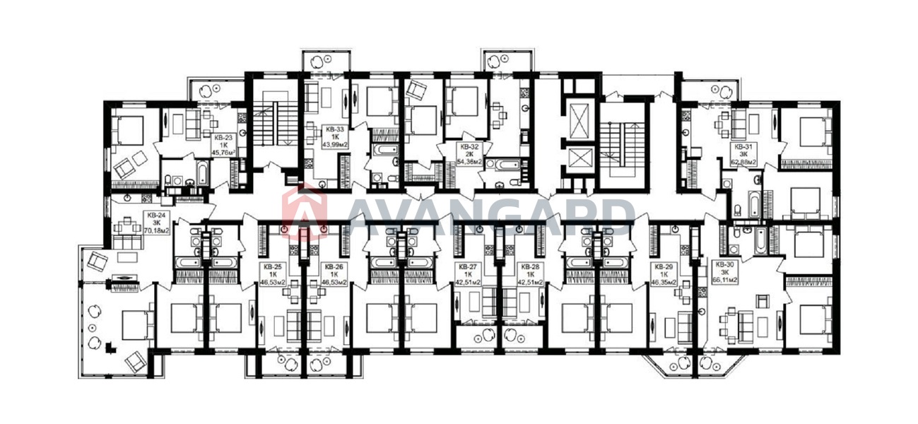 3 комн. квартира, 70.18/45/15 кв. м., 5/12 этаж фото 4 3 комн. квартира, 70.18/45/15 кв. м., 5/12 этаж фото 4