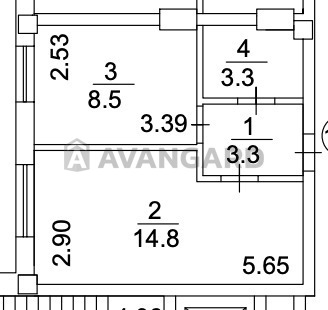 1 ��. ��������, 29.9/14.8/8.5 ��. �., 6/6 ������ ���� 12