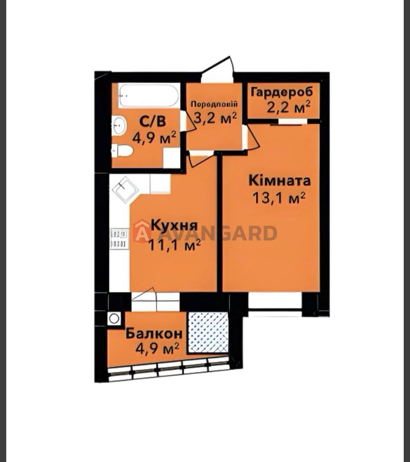 1 ��. ��������, 40/13/18 ��. �., 2/10 ������ ���� 4