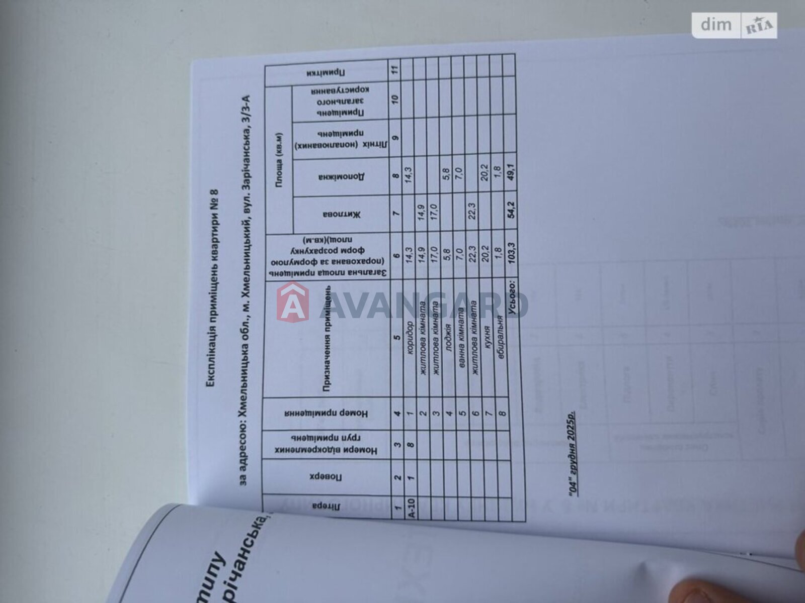 3 ��. ��������, 103/54/20 ��. �., 1/10 ������ ���� 10