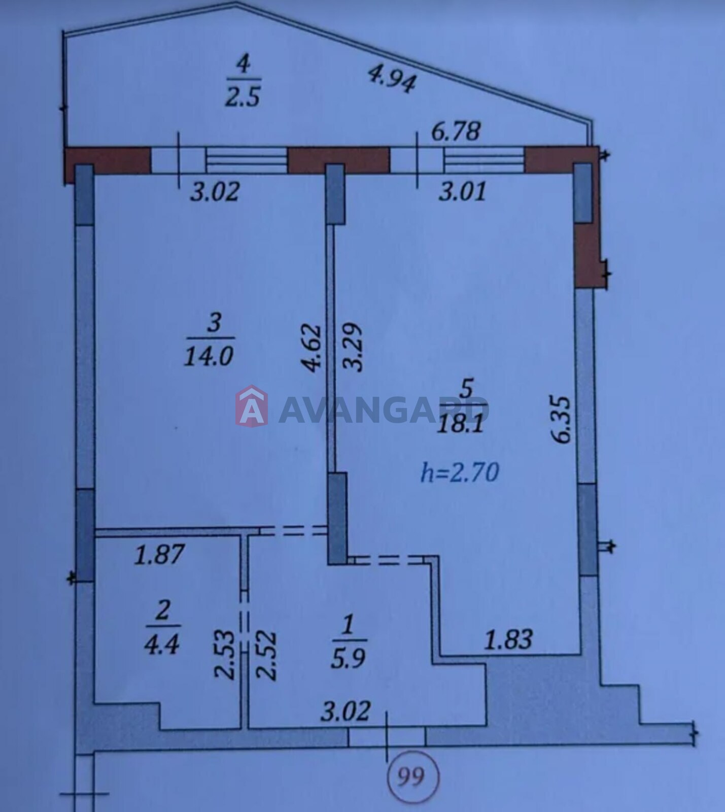 1 ����. ��������, 45/14/18 ��. �., 3/16 ���� ���� 4