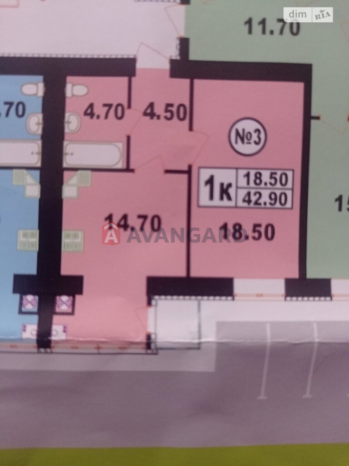 1 ��. ��������, 43/19/15 ��. �., 1/9 ������ ���� 2