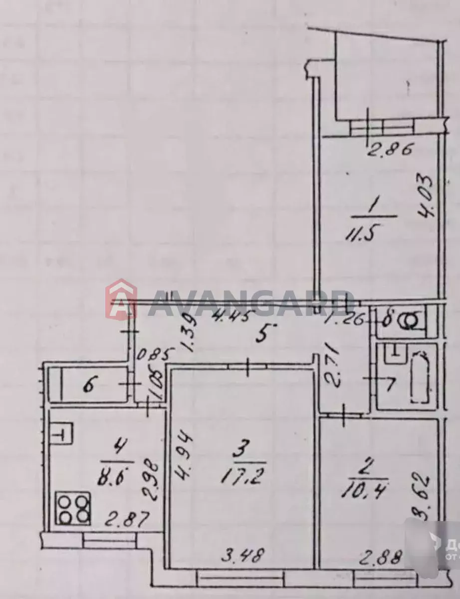 3 ��. ��������, 67/45/12 ��. �., 9/9 ������ ���� 2