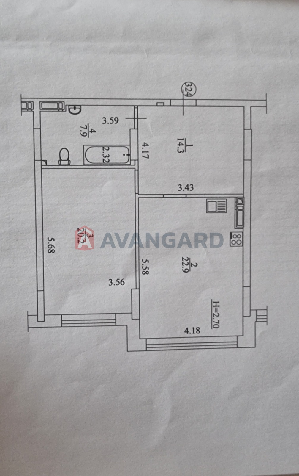 1 ��. ��������, 65/20/22 ��. �., 9/26 ������ ���� 15