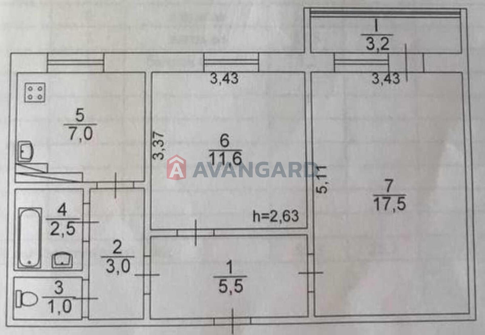 2 ��. ��������, 51/-/7 ��. �., 9/9 ������ ���� 1