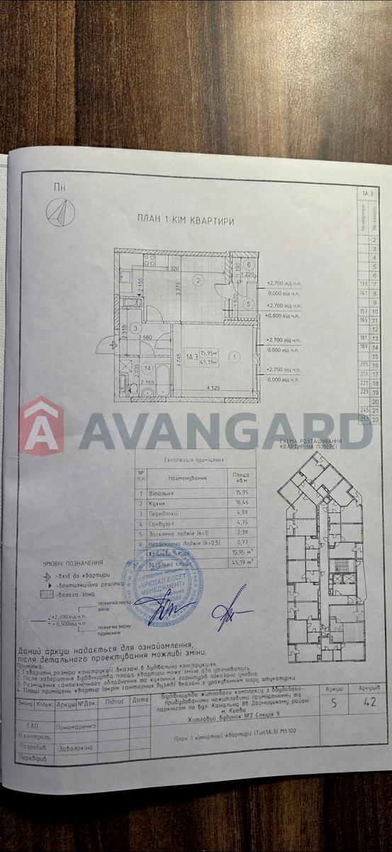 1 ����. ��������, 45.19 / 15.95 / 16 ��. �., 18/22 ���� ���� 4