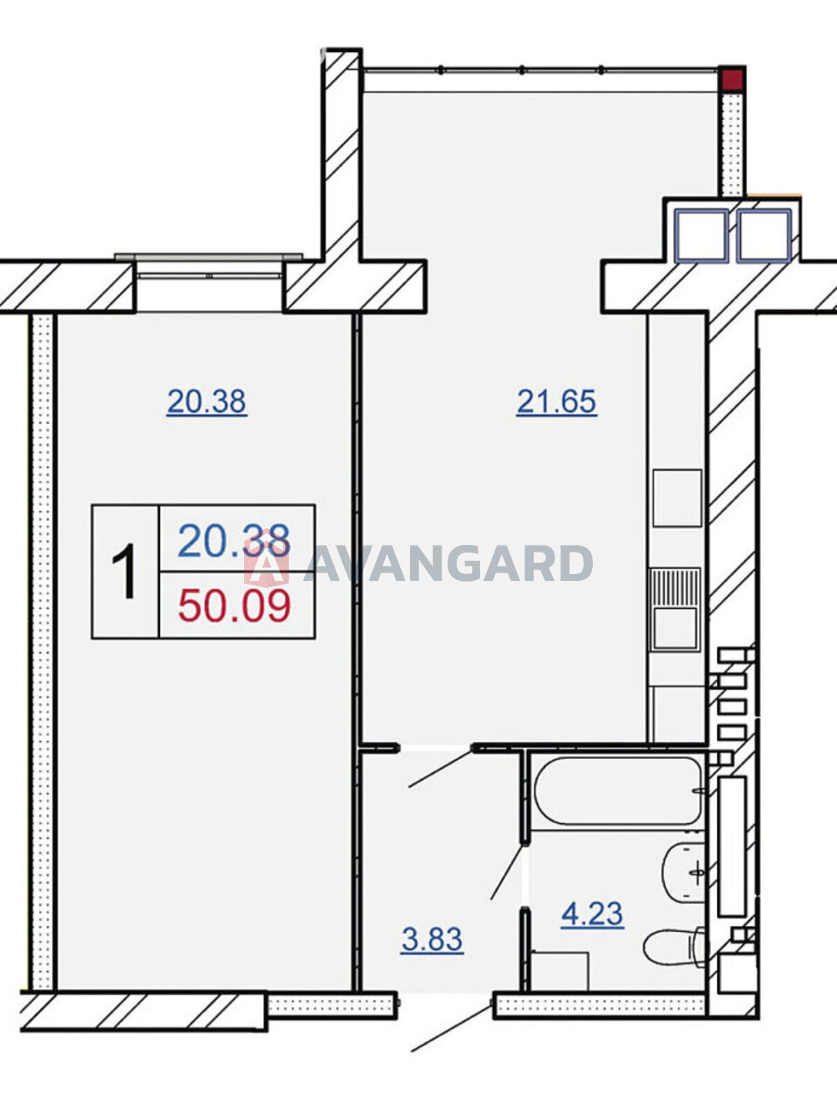 2 ��. ��������, 50/20/22 ��. �., 1/9 ������ ���� 5