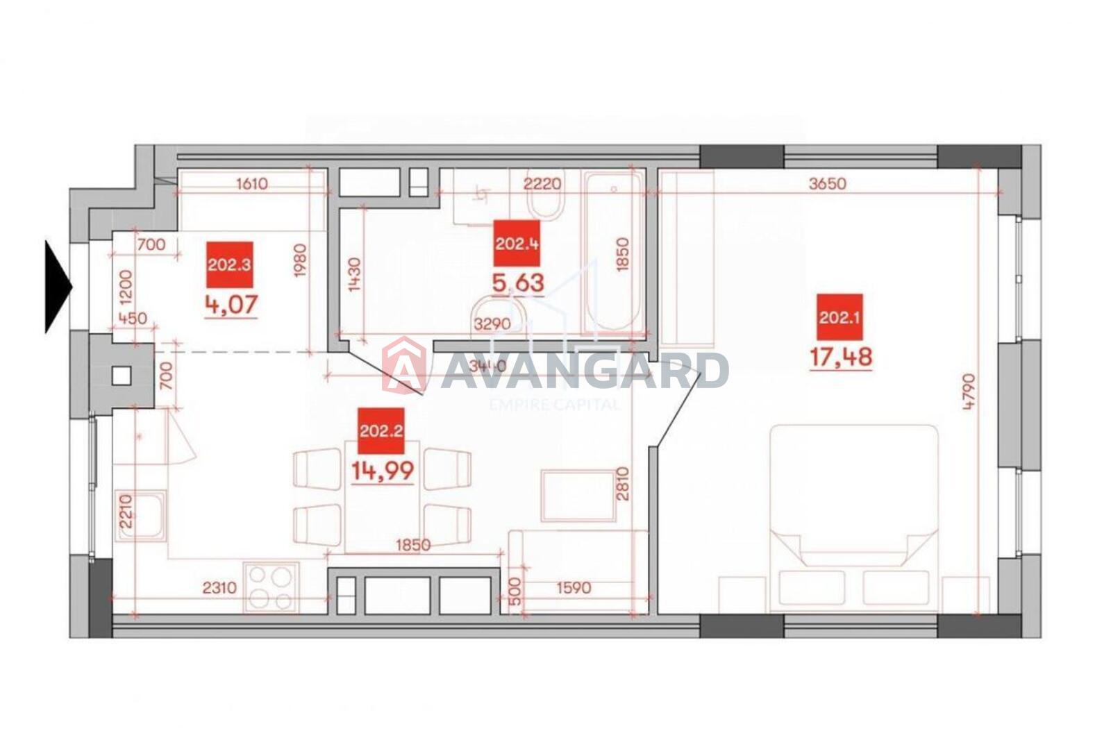 1 ��. ��������, 42/17/14 ��. �., 2/7 ������ ���� 23