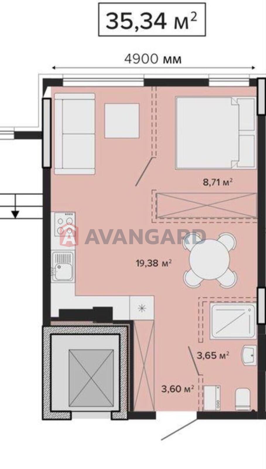 1 ��. ��������, 35/-/19 ��. �., 2/5 ������ ���� 2