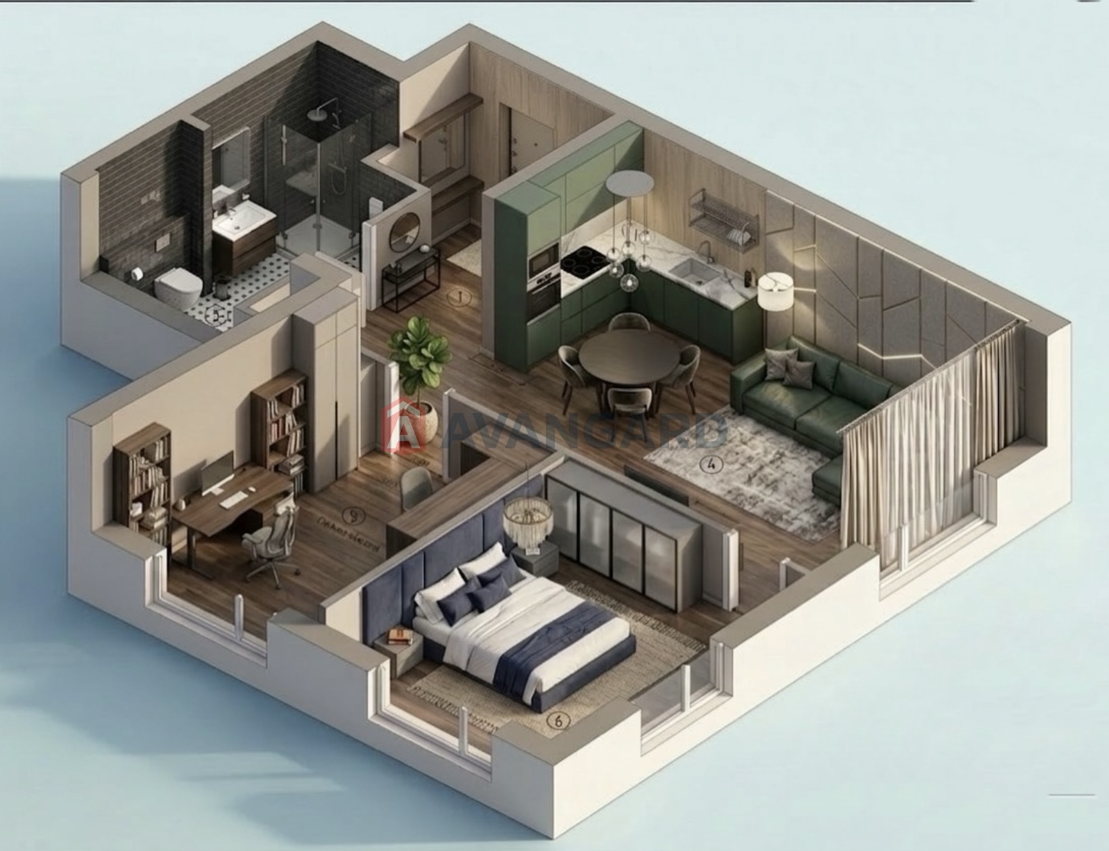 2 ��. ��������, 75,4/30/20 ��. �., 10/36 ������ ���� 8