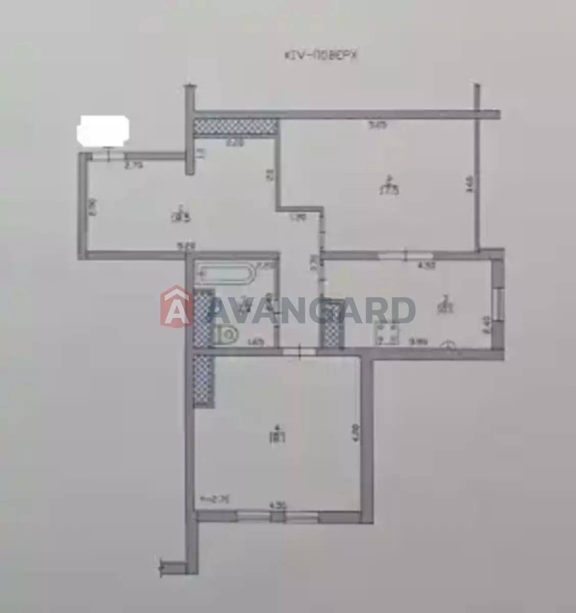 2 ��. ��������, 68/35/10 ��. �., 14/16 ������ ���� 14