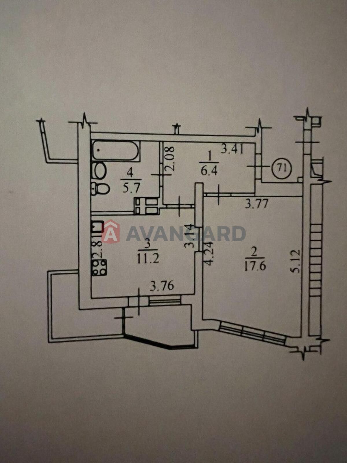 1 ��. ��������, 44/17/11 ��. �., 17/23 ������ ���� 6