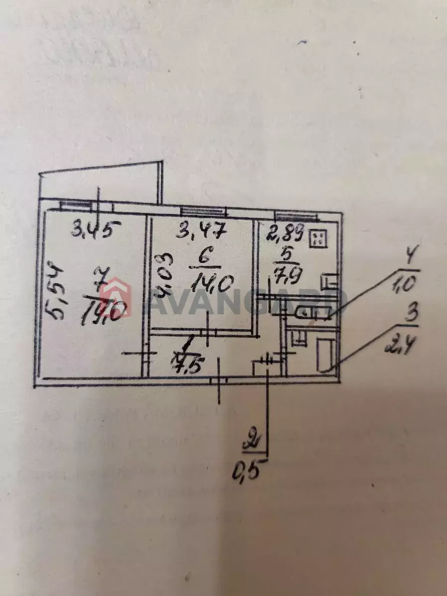 2 ����. ��������, 53/33/8 ��. �., 8/9 ���� ���� 17