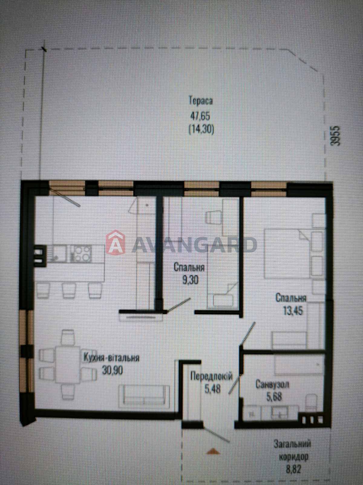 2 комн. квартира, 79.1/-/30.9 кв. м., 3/6 этаж фото 9 2 комн. квартира, 79.1/-/30.9 кв. м., 3/6 этаж фото 9