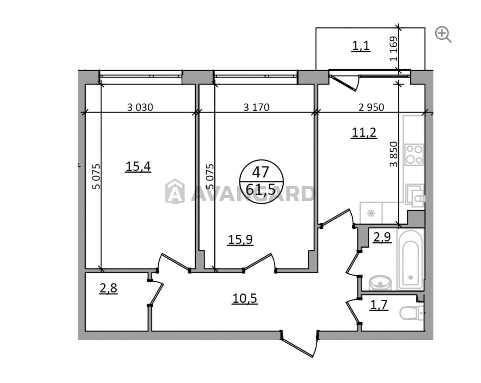 2 ��. ��������, 61.5/31/12 ��. �., 3/5 ������ ���� 4